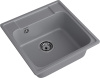 Кухонная мойка Granfest Quarz 48 темно-серый 48х48 цвет темно-серый поверхность матовая