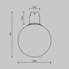 Трековый светодиодный светильник Maytoni Technical Luna (Луна) TR171-1-5W3K-WB