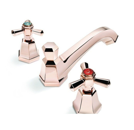Смеситель Stella ECCELSA EC00013AU02 на раковину/столешницу золото розовое