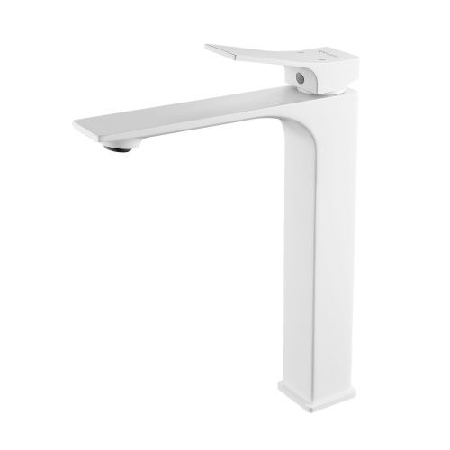 Смеситель для раковины Shevanik S6111C на столешницу белый - фото 2