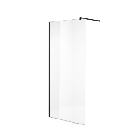 Душевая перегородка Niagara Nova NG-683-10BLACK 100х195 стекло прозрачное профиль черный