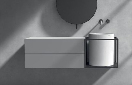 Раковина из сантехнического фарфора Galassia Core 7305 40х40 напольная цвет белый
