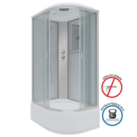 Душевая кабина Niagara Classic 23101424L 120х80 асимметричная с крышей ориентация левая