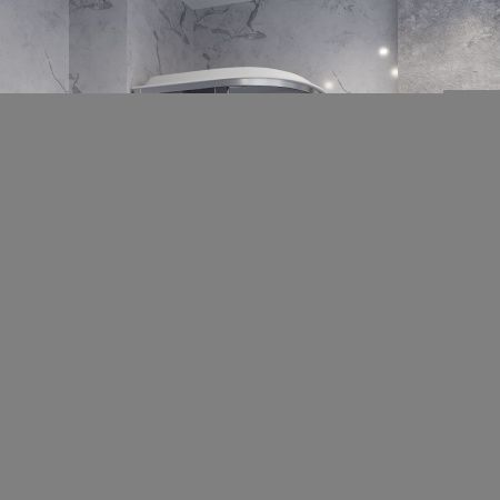 Душевая кабина Niagara Eco E120/80/13L/TN 120х80 асимметричная с крышей ориентация левая