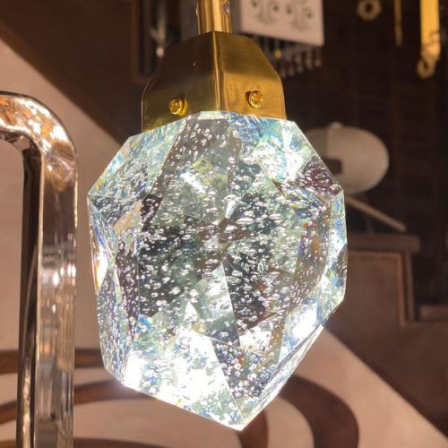 Светильник подвесной Delight Collection Crystal rock (Црыстал роцк) MD-020B-11 gold - фото 2