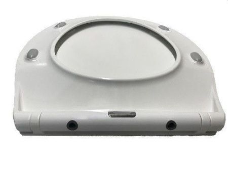 Унитаз подвесной CeramaLux CL2101 белый с сиденьем микролифт безободковый каскадный смыв