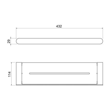 Полка Timo Saona 13073/00