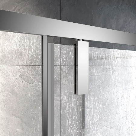 Душевой уголок Veconi Rovigo RV033R-8090-06-C7 80х90 стекло рифленое профиль хром глянцевый без поддона