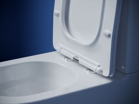 Унитаз напольный с бачком Ceramica Nova METROPOL CN4001T белый с сиденьем микролифт безободковый смыв торнадо