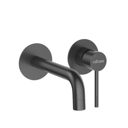 Смеситель для раковины Cezares RELAX RELAX-BLI2-1-NOP-W0 встраиваемый в стену черный