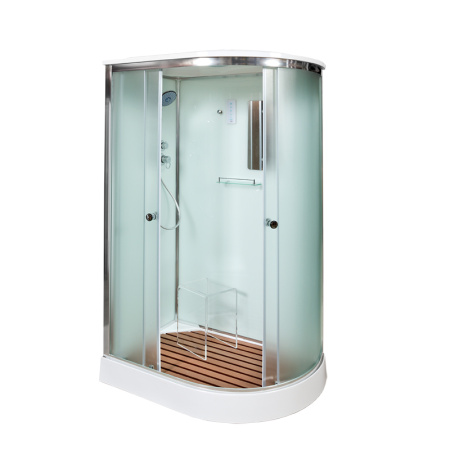 Душевая кабина AvaCan D102SLEL 120х80 асимметричная с крышей ориентация левая