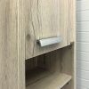 Шкаф-пенал Comforty Марио 00-00005976CF 40х190 напольный цвет белый/бежевый