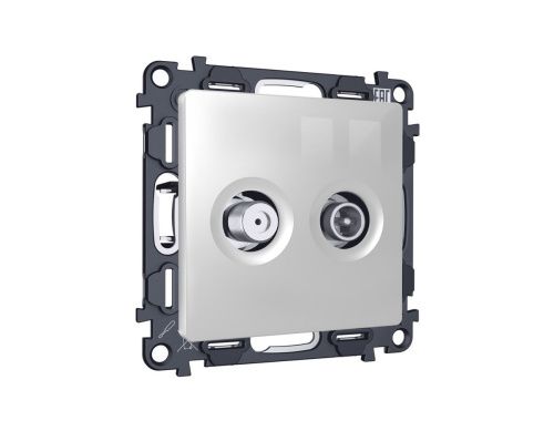 Комплект механизма розетки TV оконечной + SAT 5-862MHz 3.5dB/950-2150MHz 3.5dB Ambrella Volt MA MA413310 - фото 3