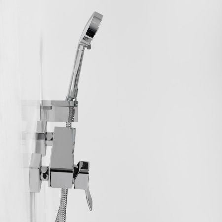 Смеситель для ванны и душа Wasserkraft Aller 1060 1062 настенный хром