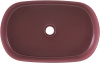 Раковина керамическая Allen Brau Fantasy 4.11022.BD 55х36 накладная цвет красный без отверстий под смеситель