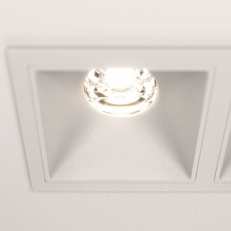 Светильник встраиваемый Maytoni Technical Alfa LED DL043-02-10W4K-SQ-W