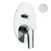 Смеситель для ванны и душа Webert Aria AI860101844 настенный белый/хром