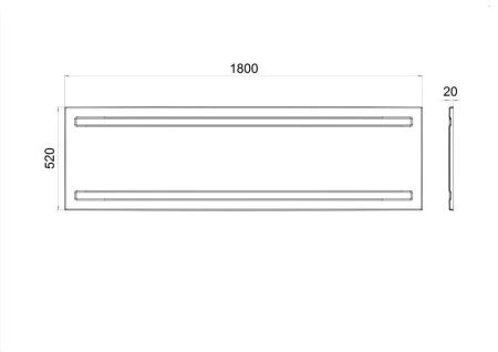 Экран фронтальный для ванны 1ACreal Европа Щ0000043406