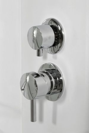 Душевая кабина AvaCan L608N 80х80 четверть круга без крыши ориентация универсальная