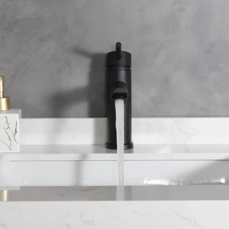 Смеситель Gid Cascada Berlin SS080-BM-K (SS080BMK) на раковину черный матовый