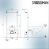 Инсталляция + унитаз Grossman 901.5501.01.000 белый