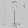 Торшер Maytoni Lira (Лира) MOD483FL-01BS