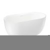 Ванна акриловая Wellsee Chic Riviera 236801000 150х80 отдельностоящая овальная с ножками
