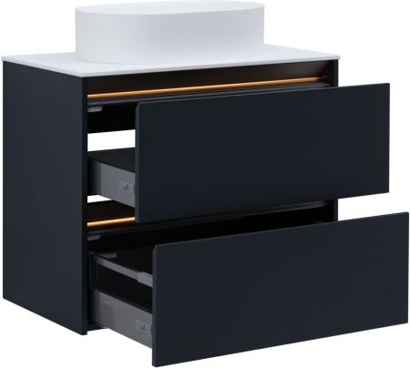 Тумба под раковину Allen Brau Activity 1.34012.AM 80х50 подвесная цвет черный