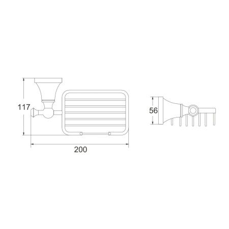 Мыльница Rose RG19E RG1904E