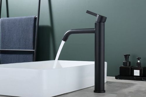 Смеситель для раковины Splenka S221 S221.15.06 на столешницу черный - фото 5