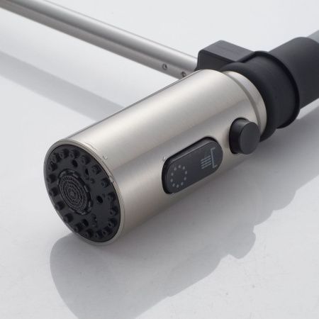 Смеситель для кухни Shevanik S123L-9 на мойку сатин