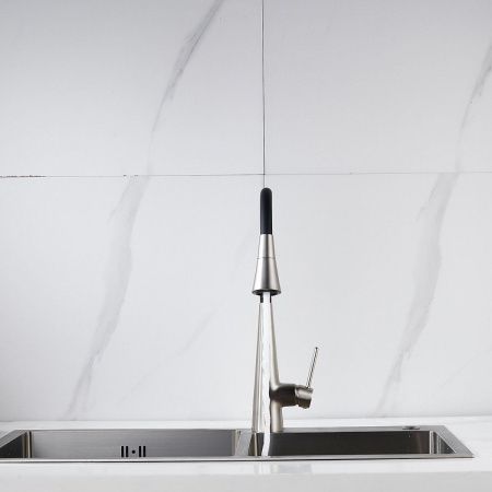 Смеситель для кухни Rose R213L на мойку сатин