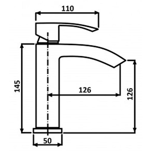 Смеситель ALMAes Luara TVZ-0903 на раковину хром - фото 4