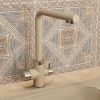 Смеситель для кухни Uperwood Quartz UPD-Q-03-02 UPD-Q-03-02 на мойку бежевый