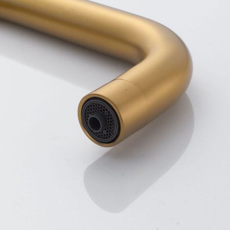 Смеситель для кухни Shevanik S528G на мойку золото