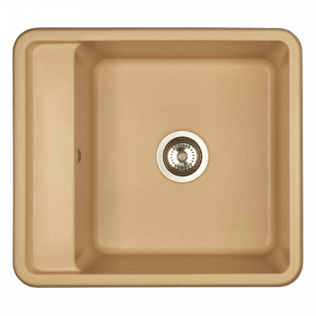 Кухонная мойка Aquaton Беллис 1A724932BS260 57х51 цвет бежевый поверхность матовая