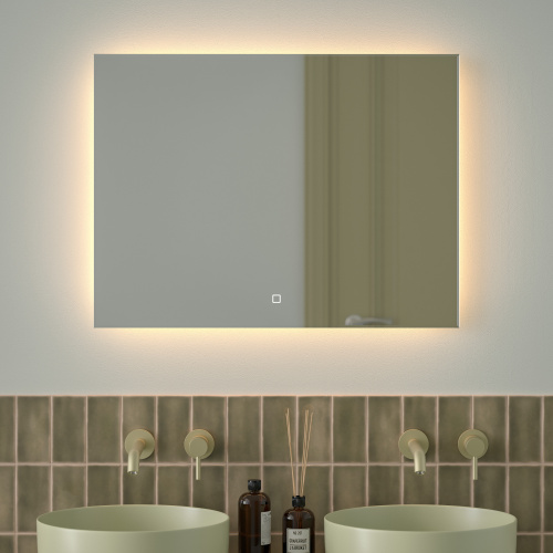 Зеркало с подсветкой Defesto GLOW DF 2517SH 80x60 - фото 3