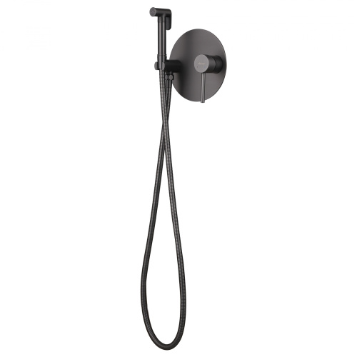 Гигиенический душ со смесителем ABBER Emotion AF8826NG никель - фото 2