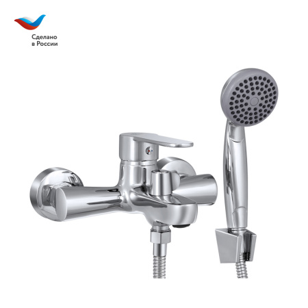 Смеситель для ванны Славен Коттедж СЛ-ОД-Ф30 настенный хром