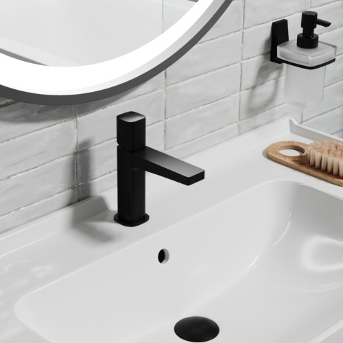 Смеситель WasserKRAFT Nuthe 9100 9103 на раковину черный - фото 2