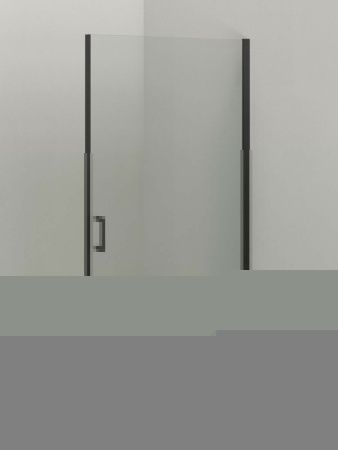 Душевая дверь Orange E05-100TB 100х190 стекло прозрачное профиль черный