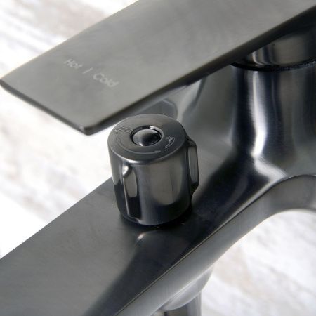 Смеситель для ванны Wasserkraft Wiese 8400 8401 настенный серый