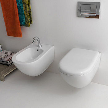 Биде Kerasan Aquatech 372401*1 подвесное