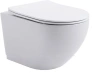 Комплект унитаз с инсталляцией с клавишей смыва Aquanet Cetus 00323467 подвесной