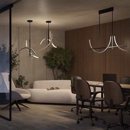 Светильник подвесной Maytoni Wabi Modern MOD428PL-L20BK - фото 2