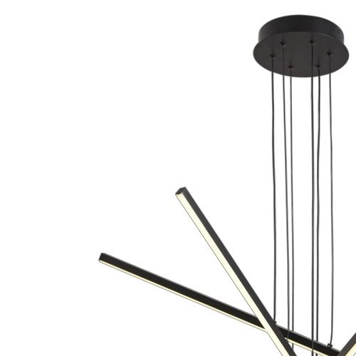 Люстра подвесная Natali Kovaltseva Loft (Лофт) LED LAMPS 81103/3C BLACK - фото 3