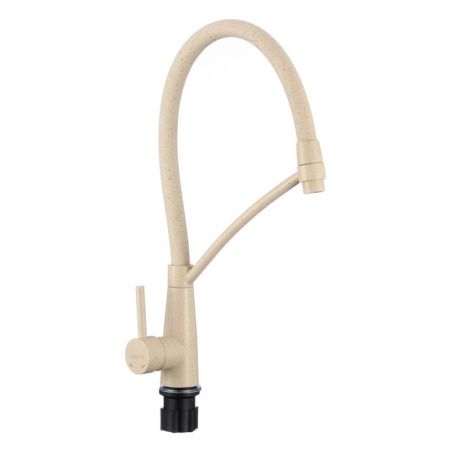 Смеситель для кухни Fmark FS8255-Y на мойку бежевый