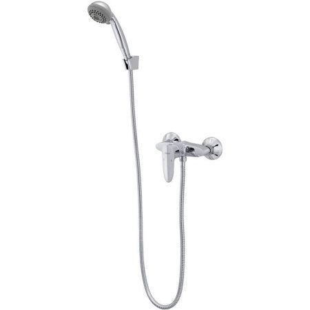 Смеситель для ванны и душа Raiber Nova R2501 настенный хром