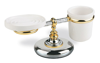 Мыльница + стакан Stil Haus Giunone G15М(02)