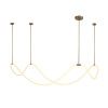 Светильник подвесной Delight Collection 10521P brass/white
